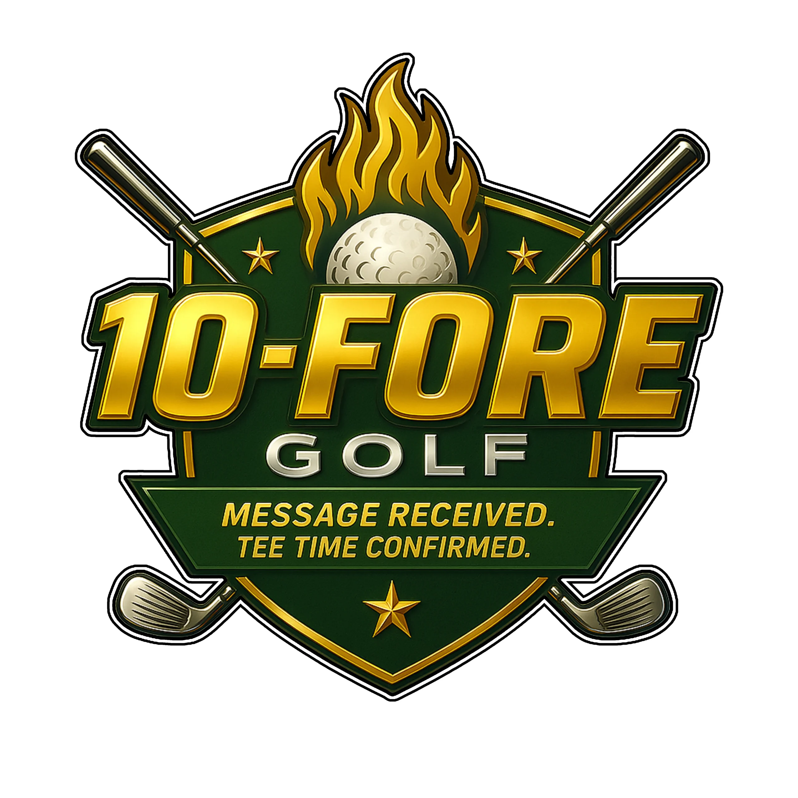 10-FORE GOLF Logo